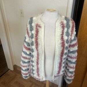 Vintage Adriano Full Zip Knit Cardigan